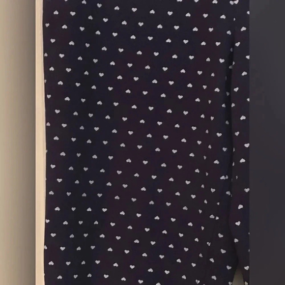 NWOT- Women’s Coldwater Creek Anywear Heart Print Ponte Ankle Pants. Size 14. - Picture 6 of 8